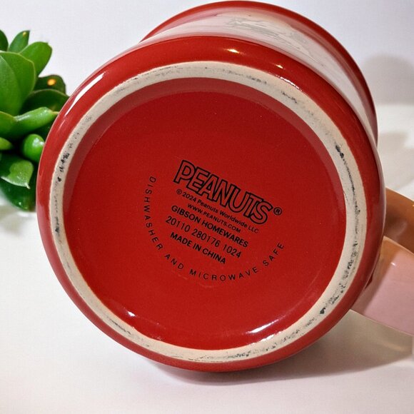 Peanuts Valentines Charlie Brown & Snoopy LIFE IS BETTER with FRIENDS Mug - Picture 6 of 7